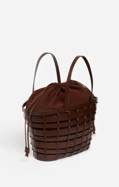 Vanessa Bruno Paniers^Panier En Cuir Tressé En Cuir De Buffle