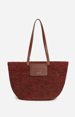 Vanessa Bruno Sacs Porté Épaule|Paniers^Panier En Raphia Made In Madagascar