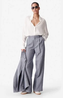 Vanessa Bruno Pantalons^Pantalon Cyrano En Coton Et Lin