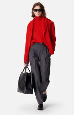 Vanessa Bruno Pantalons^Pantalon Dude En Laine Mélangée