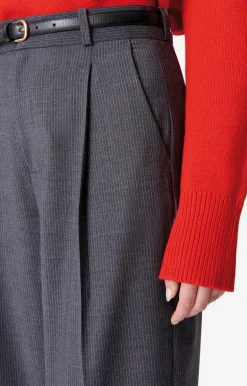 Vanessa Bruno Pantalons^Pantalon Dude En Laine Mélangée