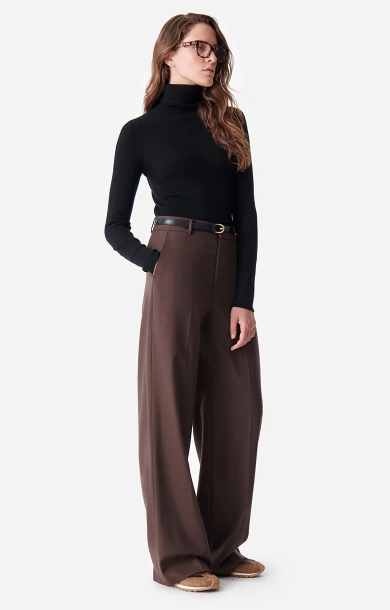 Vanessa Bruno Pantalons^Pantalon Dulce En Laine Mélangée