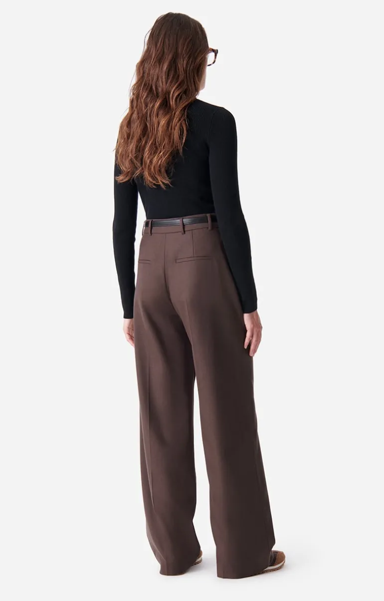 Vanessa Bruno Pantalons^Pantalon Dulce En Laine Mélangée