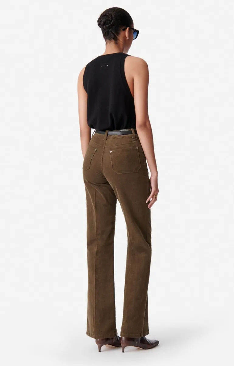 Vanessa Bruno Pantalons^Pantalon Flare Dompay En Velours Cu00f4telé