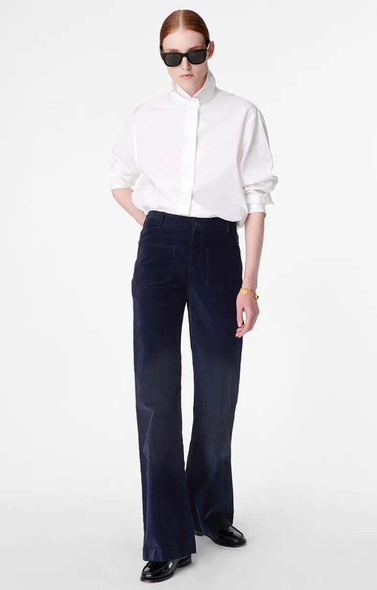 Vanessa Bruno Pantalons^Pantalon Flare Dompay En Velours Cu00f4telé