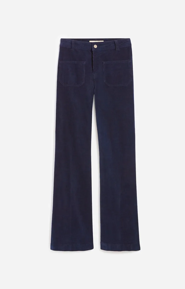 Vanessa Bruno Pantalons^Pantalon Flare Dompay En Velours Cu00f4telé