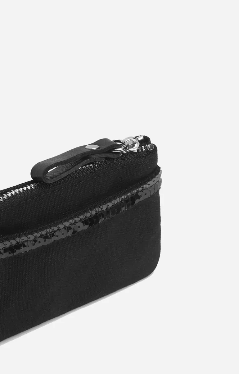 Vanessa Bruno Trousses & Pochettes^Petit Porte-Monnaie En Toile & Sequins