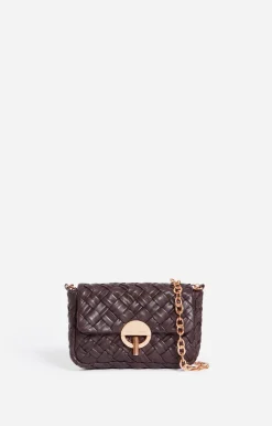 Vanessa Bruno Sacs à Bandoulière^Petit Sac Moon En Cuir Tressé Cuir D'agneau Tressé