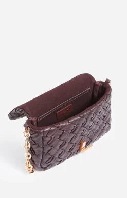 Vanessa Bruno Sacs à Bandoulière^Petit Sac Moon En Cuir Tressé Cuir D'agneau Tressé