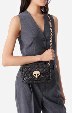 Vanessa Bruno Sacs à Bandoulière^Petit Sac Moon En Cuir Tressé Cuir D'agneau Tressé