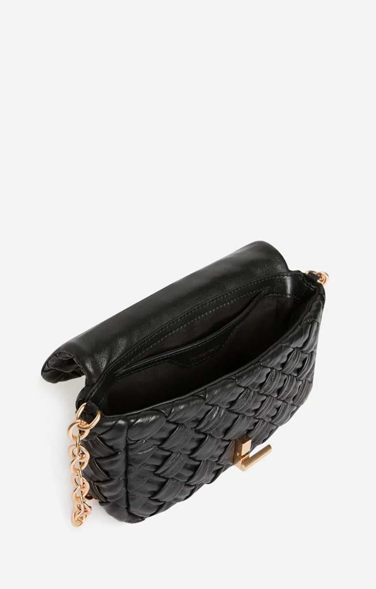 Vanessa Bruno Sacs à Bandoulière^Petit Sac Moon En Cuir Tressé Cuir D'agneau Tressé