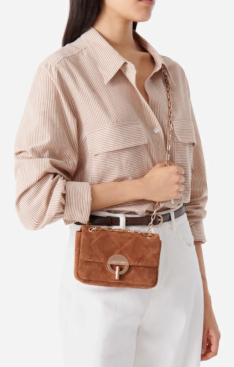 Vanessa Bruno Sacs à Bandoulière^Petit Sac Moon En Suu00e8de Made In Italie