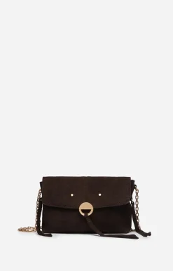 Vanessa Bruno Sacs à Bandoulière^Petit Sac Othilia En Suu00e8de En Cuir de Chu00e8vre Velours