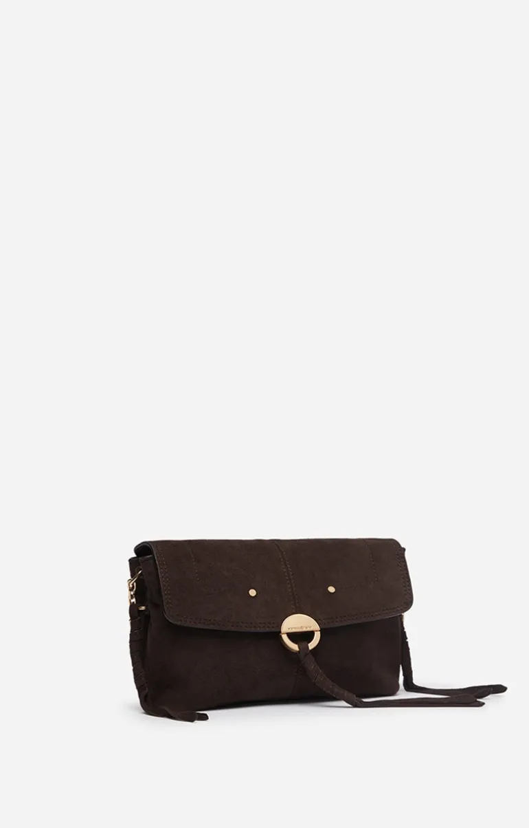 Vanessa Bruno Sacs à Bandoulière^Petit Sac Othilia En Suu00e8de En Cuir de Chu00e8vre Velours