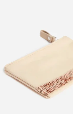 Vanessa Bruno Trousses & Pochettes^Petite Pochette Zippée En Toile & Sequins