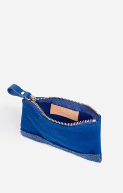 Vanessa Bruno Trousses & Pochettes^Petite Pochette Zippée En Lin & Sequins
