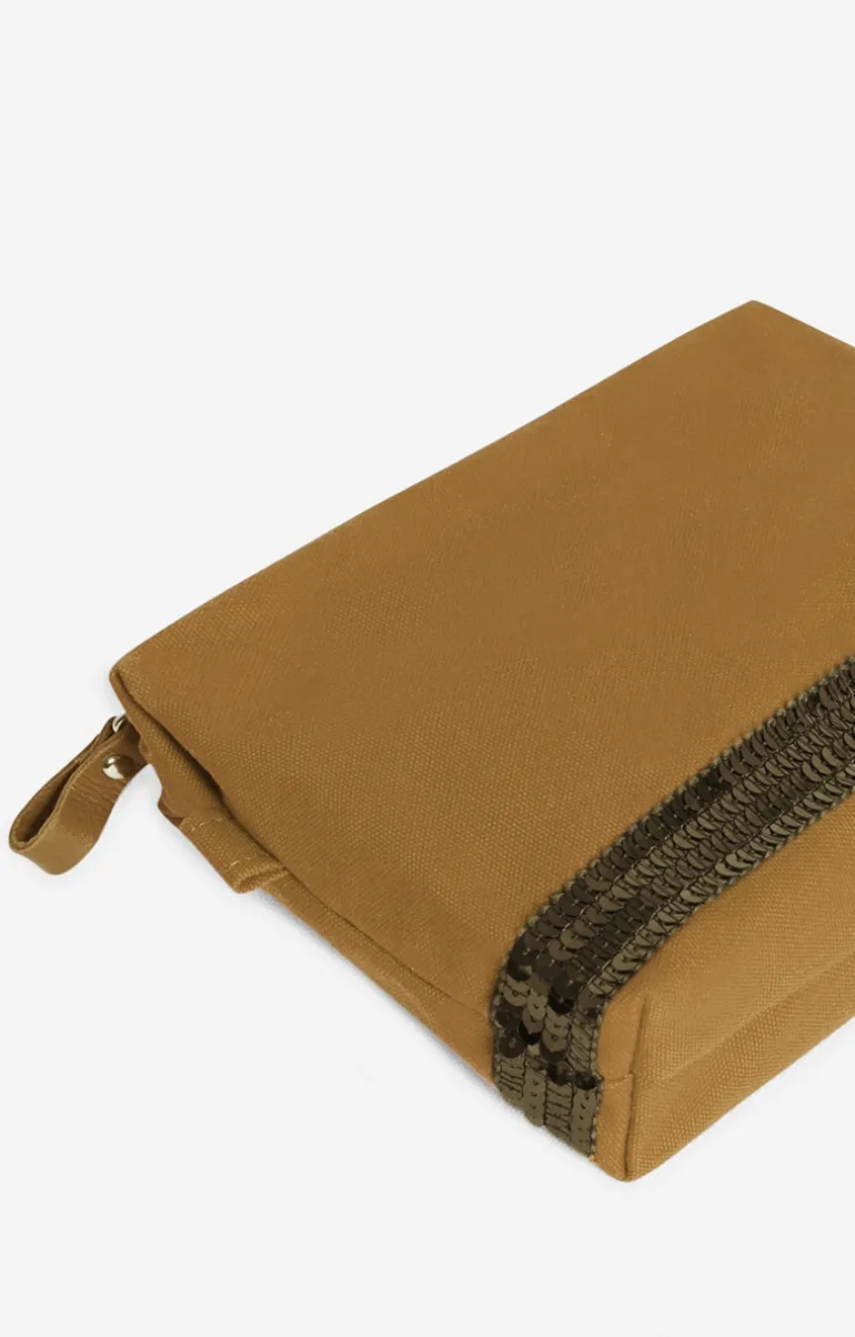Vanessa Bruno Trousses & Pochettes^Petite Trousse Zippée En Toile & Sequins