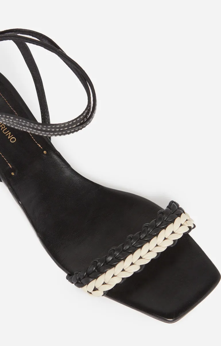 Vanessa Bruno Chaussures^Sandales u00c0 Talon Tressées En Cuir D'Agneau