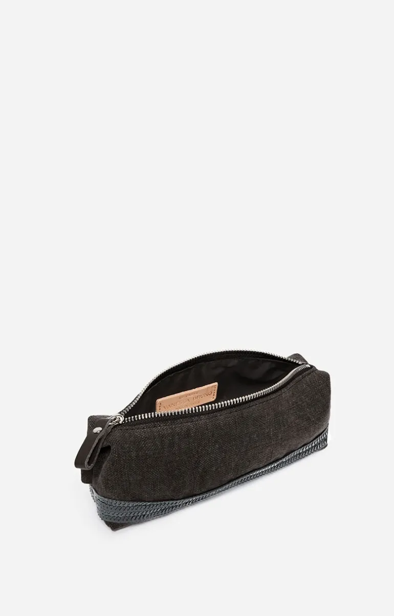Vanessa Bruno Trousses & Pochettes^Trousse Ecolier En Lin & Sequins