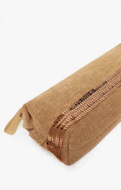 Vanessa Bruno Trousses & Pochettes^Trousse Ecolier En Lin & Sequins