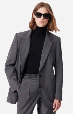 Vanessa Bruno Manteaux & Vestes^Veste Bradley En Laine Mélangée