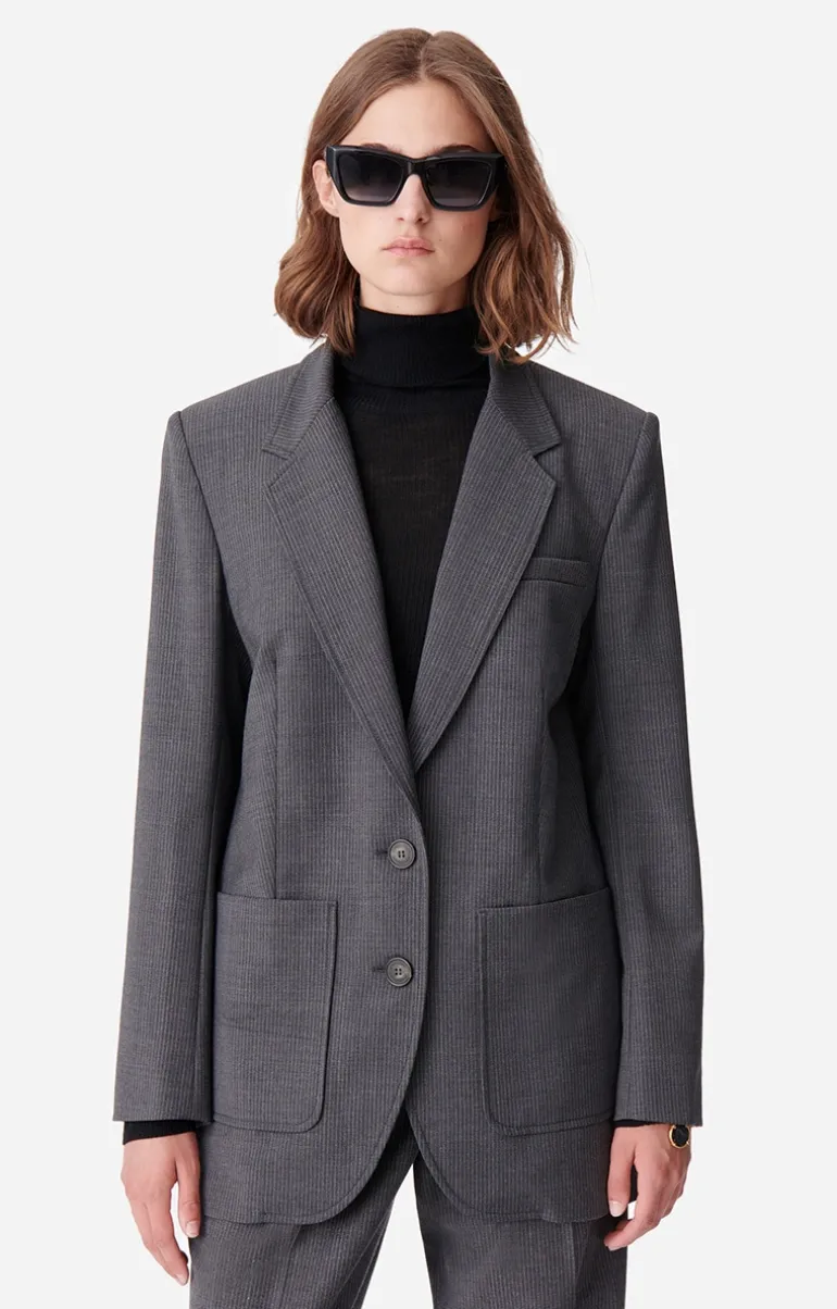 Vanessa Bruno Manteaux & Vestes^Veste Bradley En Laine Mélangée