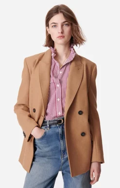 Vanessa Bruno Manteaux & Vestes^Veste Damarys En Laine Mélangée
