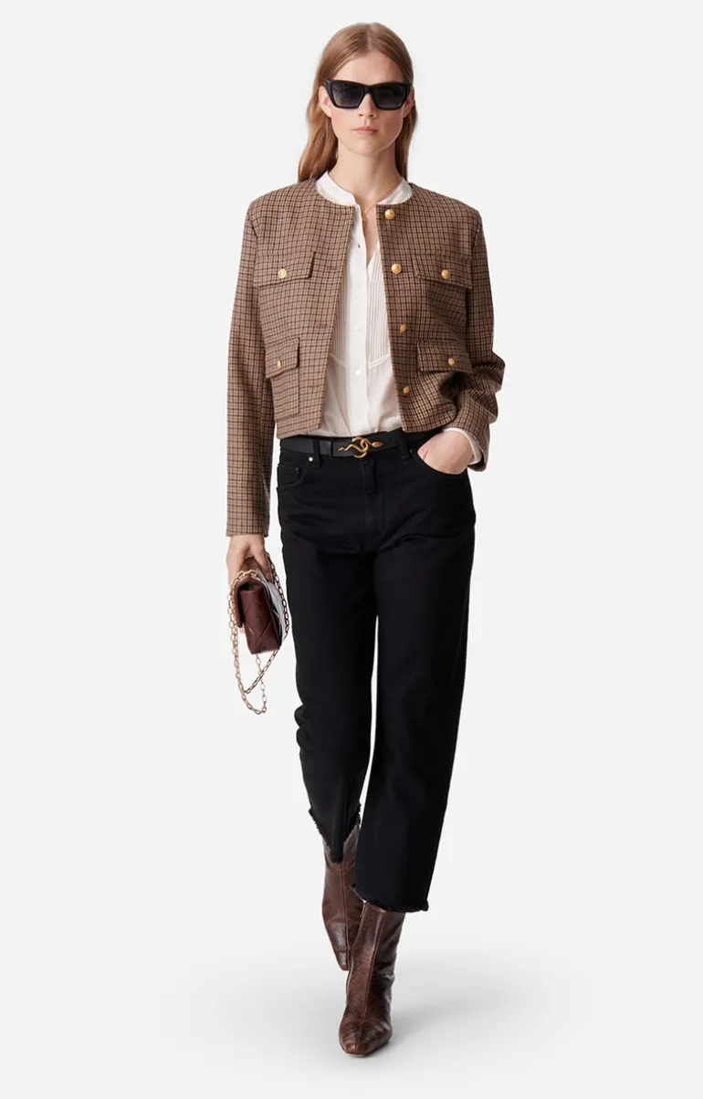 Vanessa Bruno Manteaux & Vestes^Veste Deana En Laine Mélangée