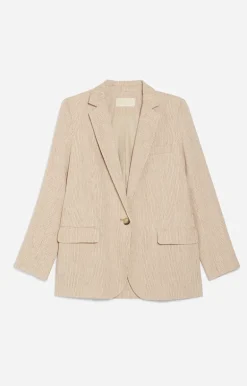 Vanessa Bruno Manteaux & Vestes^Veste Tilia En Coton Et Lin Mélangé