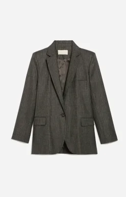 Vanessa Bruno Manteaux & Vestes^Veste Tilia En Laine Mélangée